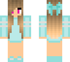 cute light blue girl