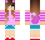 cute pink girl