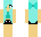 edit of blue girl