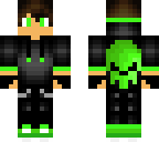 green skull hoodie