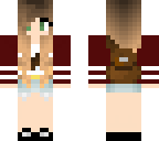 highschool girl with backpack