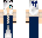 my neko in a drees