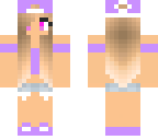 purple cap girl
