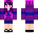 purple haired frisk