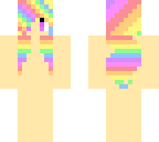 rainbow girl lay out