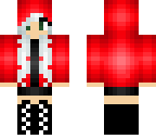 red hoodie girl