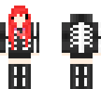 red skeleton girl