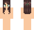 skin base with flower crown