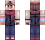 summer boy with pan flag