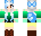 white and blue haired meif'wa girl