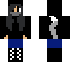 wolf and goth girl