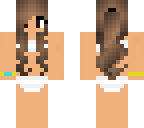 bikini ponytail girl