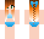 blue bikini
