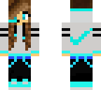 blue nike girl