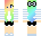 blue pastel girl