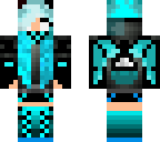 blue wolf wings girl