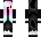 chibi horse girl with cotton candy hair