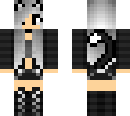 cute cat goth girl