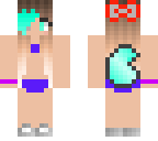 cute wolf bathing suit