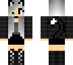goth cat girl