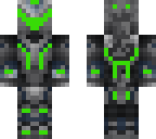 green robot