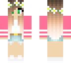 pink cutie with flower crown