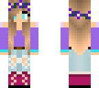 purple and pink