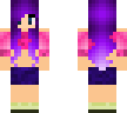 purple hair  girl