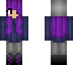 purple hair girl