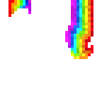 rainbow hair base