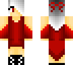 red dressed girl
