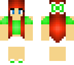 red hair blue eyes