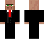 villiager in a suit