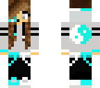 white and blue girl