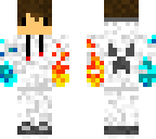 white fire and water