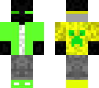 black yellow and green