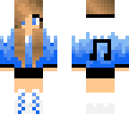 blue dj girl