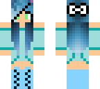 blue dress and boots