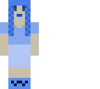 blue girl