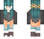 blue hair