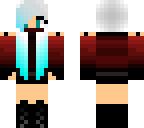 blue hair edgy girl