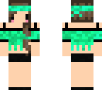chibi green hippie