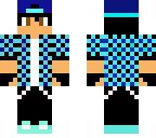 cool blue checkered guy