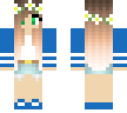 cool blue girl