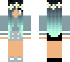 cute blue girl