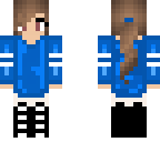 edited ponytail girl skin