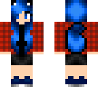 girl blue wolf