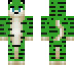 green cat