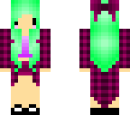 green haired chibi
