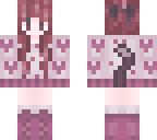 kawaii heart sweater cat girl